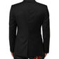 Dolce & Gabbana Black MARTINI Double-Breasted Suit Blazer