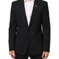 Dolce & Gabbana Black Bee MARTINI 2 Button Men Suit Blazer