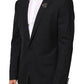 Dolce & Gabbana Black Bee MARTINI 2 Button Men Suit Blazer