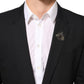 Dolce & Gabbana Black Bee MARTINI 2 Button Men Suit Blazer