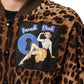 Dolce & Gabbana Brown Leopard Print "Sneak Peek" Patch Jacket