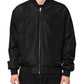 Dolce & Gabbana Black Acetate Full Zip Bomber Men Jacket