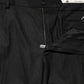 Dolce & Gabbana Black Cotton Mid Waist Dress Trouser Pants