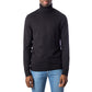 Jack Jones Black Cotton Turtleneck
