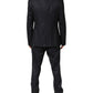 Dolce & Gabbana Black MARTINI 2 Buttons Suit 3 Piece Suit