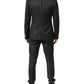 Dolce & Gabbana Black MARTINI 2 Buttons Suit 3 Piece Suit