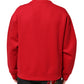 Dolce & Gabbana Red DG Logo Crew Neck Men Sweatshirt Sweater
