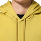 Dolce & Gabbana Yellow Logo Cotton Hooded Sweatshirt Sweater