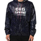 Dolce & Gabbana Blue D&G Game Hooded Men Sweatshirt Sweater