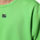 Dolce & Gabbana Green Logo Crew Neck Short Sleeves T-shirt