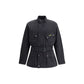 Barbour International Black Cotton Coat