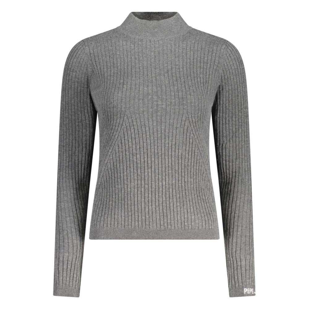 Pepe Jeans Gray Cotton Women Sweater