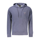 Accademia Militare Blue Cotton Men's Hooded Sweater