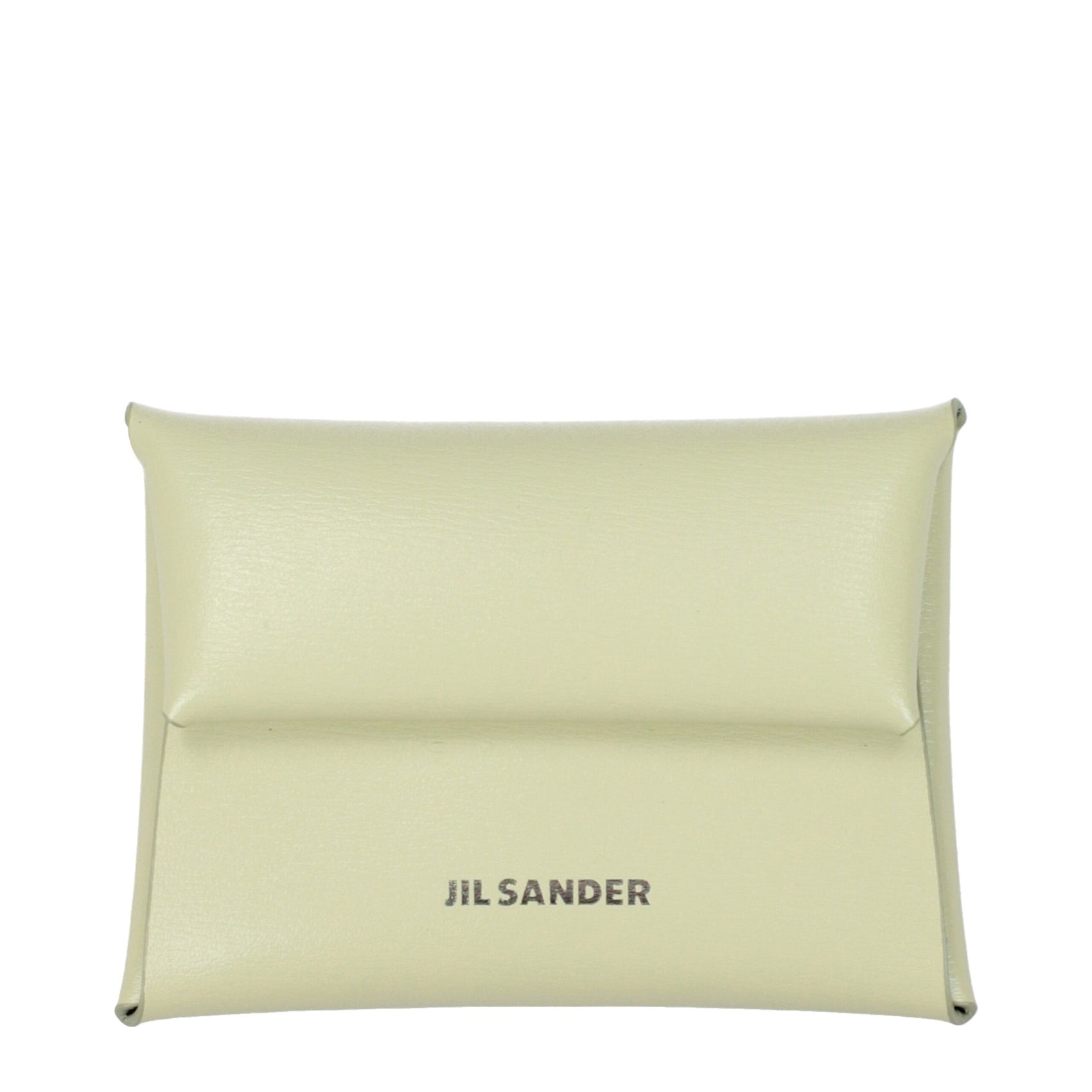Jil Sander Green Leather Wallet