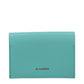 Jil Sander Green Leather Cardholder