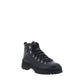 Prada Black Rubber Lace-Up Boots