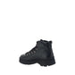 Prada Black Rubber Lace-Up Boots