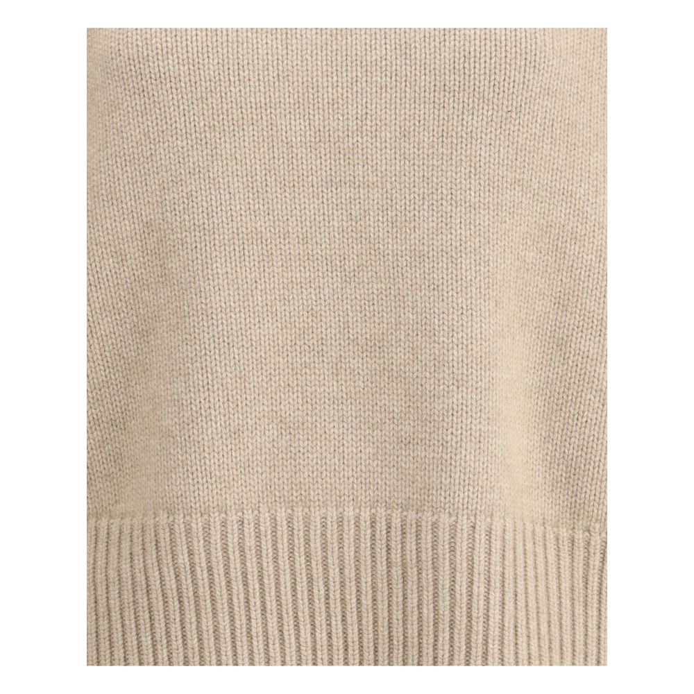 Extreme Cashmere Beige Cashmere Turtleneck