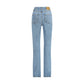 Saint Laurent Light Blue Cotton Slim Fit Jeans