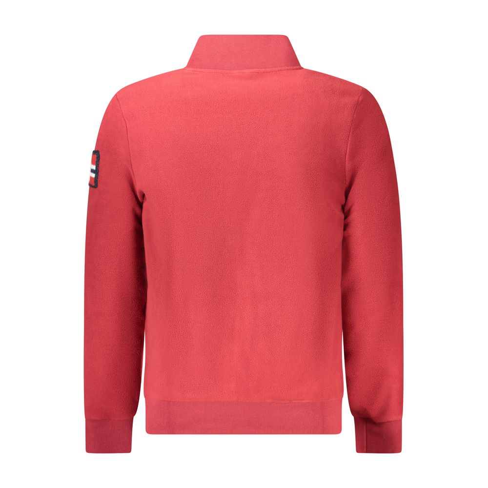 Norway 1963 Red Polyester Men Sweater