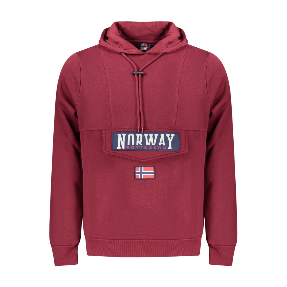 Norway 1963 Purple Cotton Men Sweater