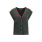 Gucci Green Wool Sleeveles Sweater