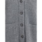 Gucci Gray Wool Cardigan