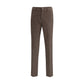 Cruna Brown Cotton Casual Pants