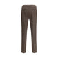 Cruna Brown Cotton Casual Pants