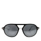 Dolce & Gabbana DG4343F Black Acetate Frame Pilot Shades Sunglasses
