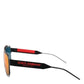 Dolce & Gabbana Black Metal Pilot Frame Shades Eyewear Sunglasses