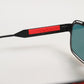Dolce & Gabbana Black Metal Pilot Frame Shades Eyewear Sunglasses