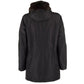 Dolce & Gabbana Black Silk Men Parka