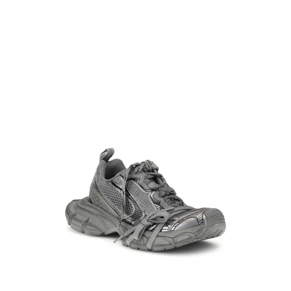 Balenciaga Gray Polyurethane Chunky Sneakers