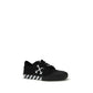 Off-White Black Calf Leather Bos Taurus Low Top Sneakers