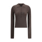 Jacquemus Brown Merino Wool Polo Shirt