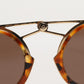 Dolce & Gabbana Gold Havana Frame DG Fatto A Mano Eyewea Sunglasses