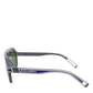 Dolce & Gabbana Blue Acetate Aviator Shades Eyewear Sunglasses