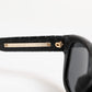 Dolce & Gabbana DG4177 Black Leather Frame Tinted Lens Sunglasses