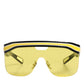 Dolce & Gabbana DG6162 Shield Black Yellow White Polyamide Sunglasses
