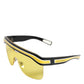 Dolce & Gabbana DG6162 Shield Black Yellow White Polyamide Sunglasses