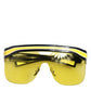 Dolce & Gabbana DG6162 Shield Black Yellow White Polyamide Sunglasses
