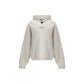 Balenciaga White Cotton Sweatshirt