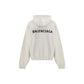Balenciaga White Cotton Sweatshirt
