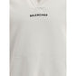 Balenciaga White Cotton Sweatshirt