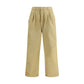 PDF Channel Beige Cotton Casual Pants