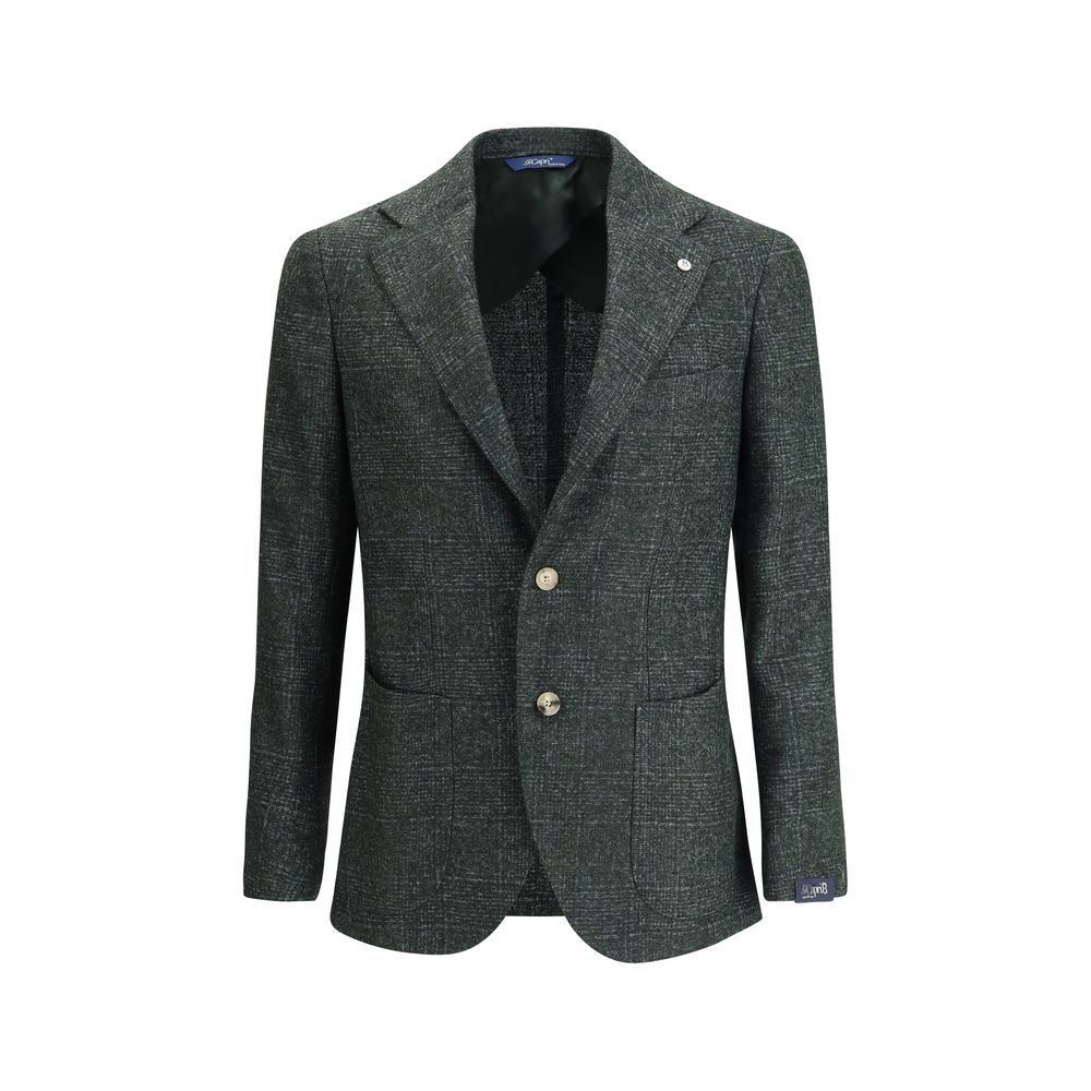 Gi Capri Bicolor Fleece Wool Blazer