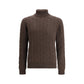 Aragona Cashmere Brown Cashmere Turtleneck