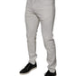 Dolce & Gabbana White Cotton Stretch Skinny Men Denim Jeans