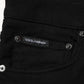 Dolce & Gabbana Black Cotton Stretch Slim Fit Men Denim Jeans